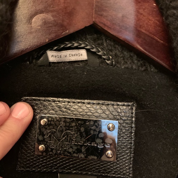 Mackage black wool jacket - Picture 4 of 6